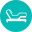 Hospital bed icon